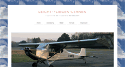 Desktop Screenshot of leicht-fliegen-lernen.de